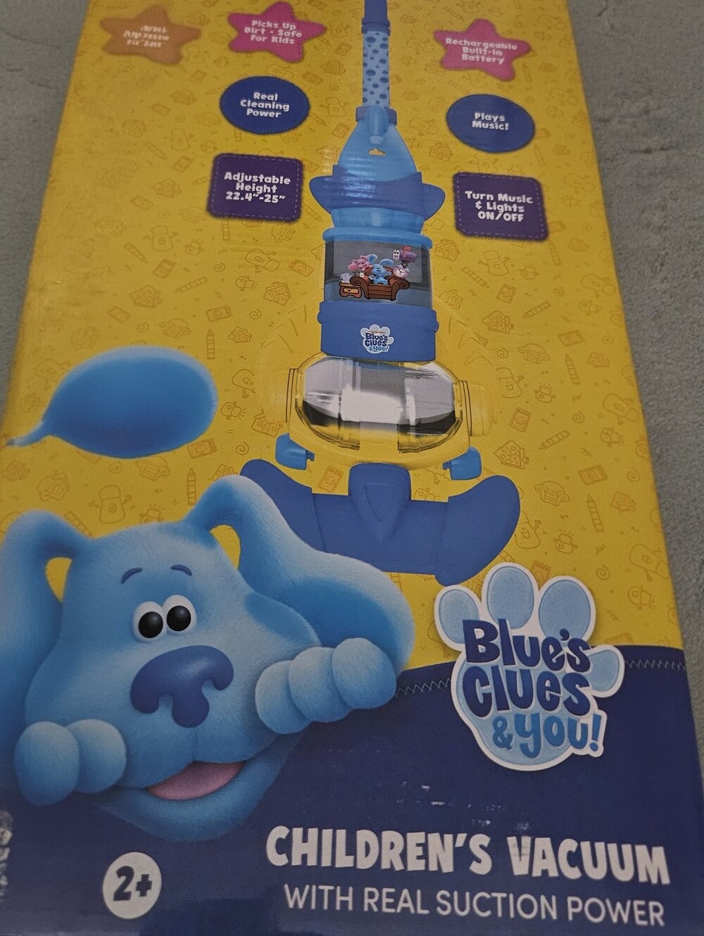 Nickelodeon Blue's Clues & You! Kids Vacuum Plays Music